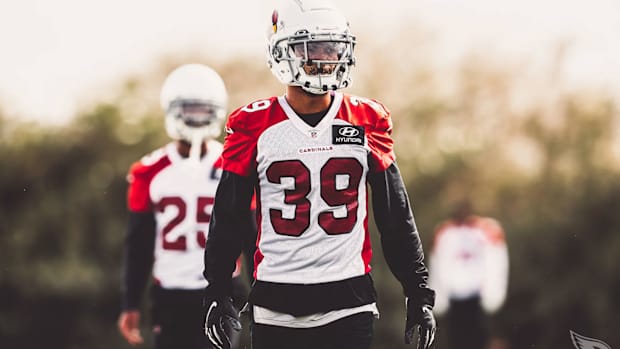 Arizona Cardinals practice squad cornerback Jace Whittaker
